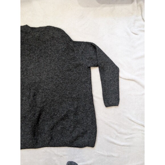 Mens XS Mohair Wool Blend Openfront Gray Cardigan H&M Jacket Coat RARE - Picture 9 of 10